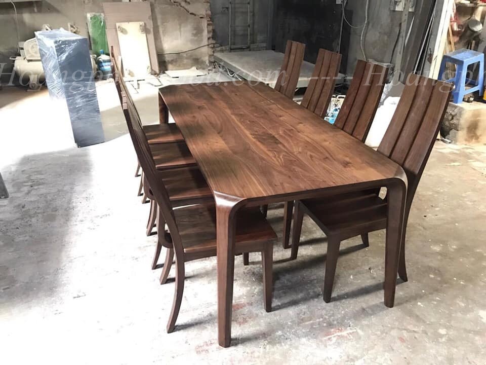 Các mẫu bàn ghế gỗ óc chó