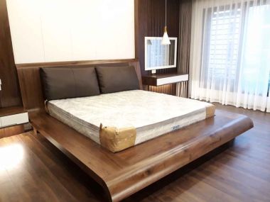 Giường gỗ óc chó và 18 mẫu giường óc chó VIP dành cho biệt thự , villa