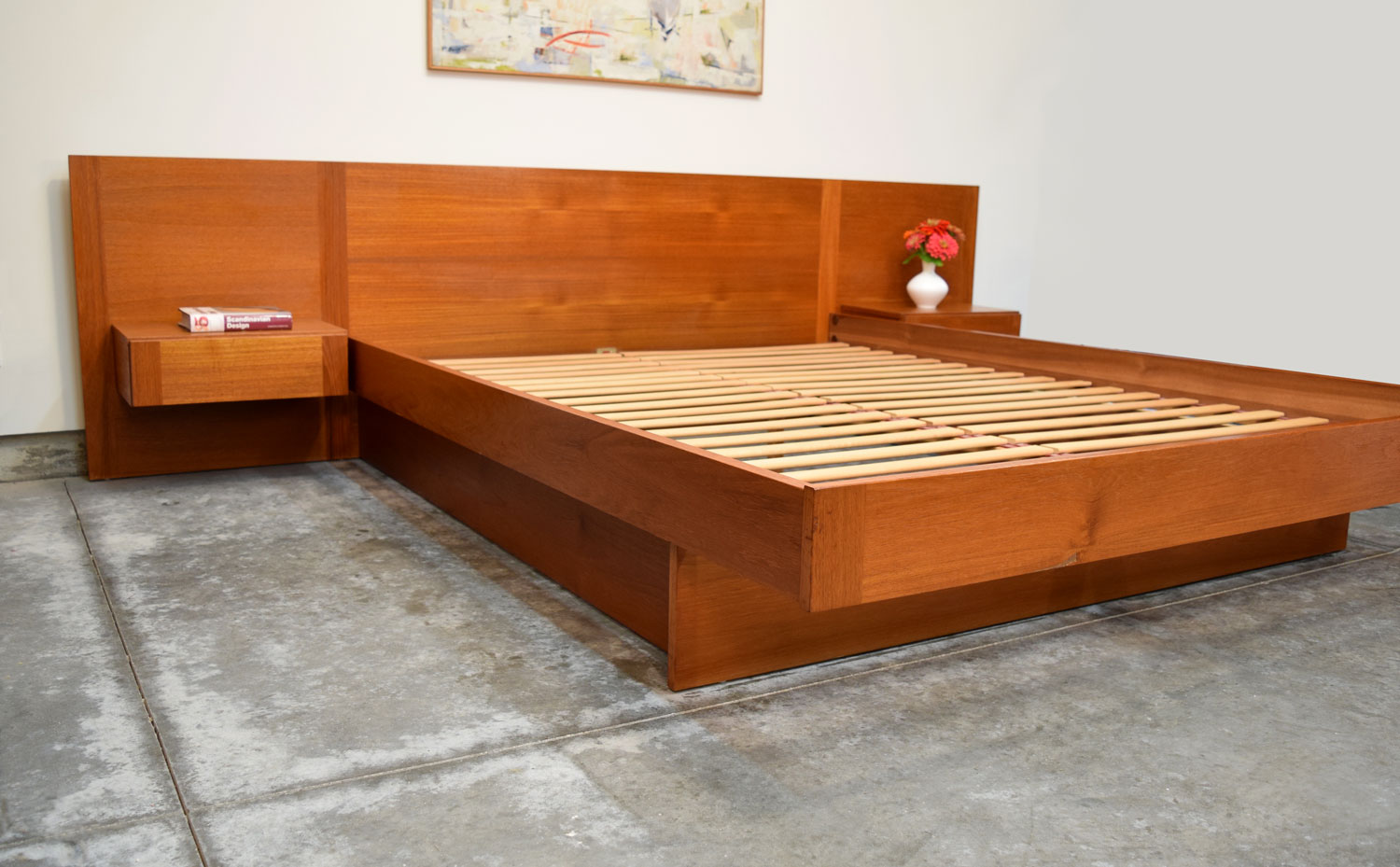 thanh lam giường ngủ gỗ teak